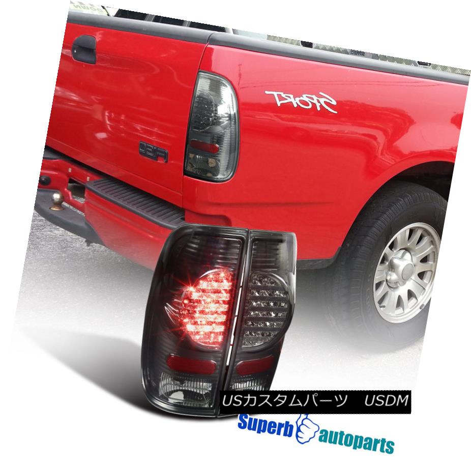 テールライト 97-03 Ford F150 F250 SuperDuty Styleside Smoke Lens LED Rear Tail Brake Lights 97-03 Ford F150 F250 SuperDuty StylesideスモークレンズLEDリアテールブレーキライト 【並行輸入品】