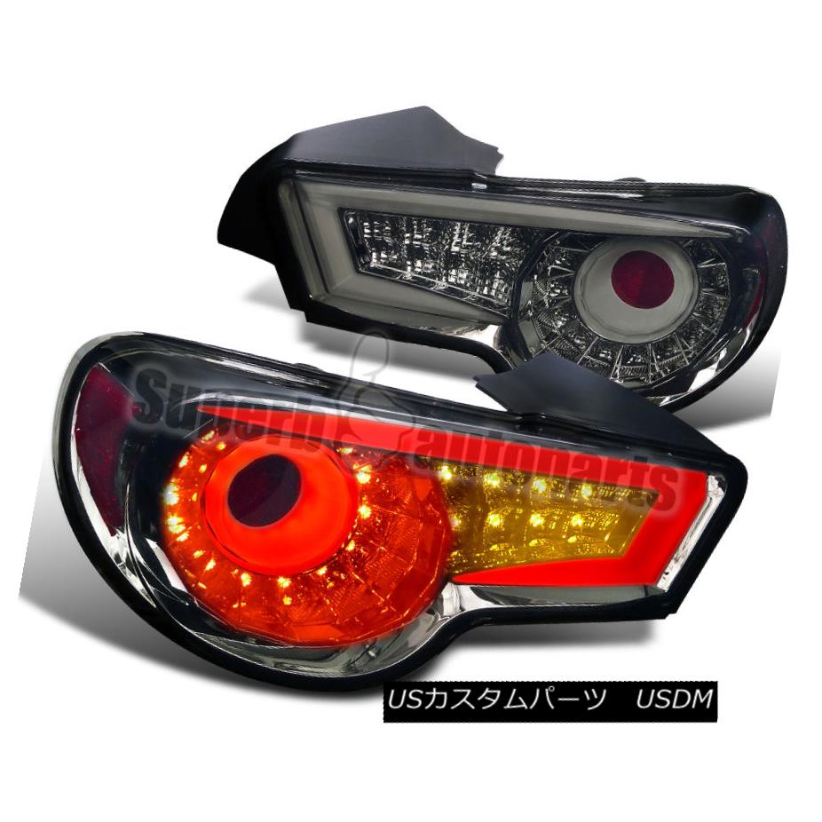 テールライト 2012-2016 FR-S 86 BRZ LED Tail Lights Brake Lamp Smoked Lens 2012-2016 FR-S 86 BRZ LEDテールライトブレーキランプスモークレンズ 【並行輸入品】