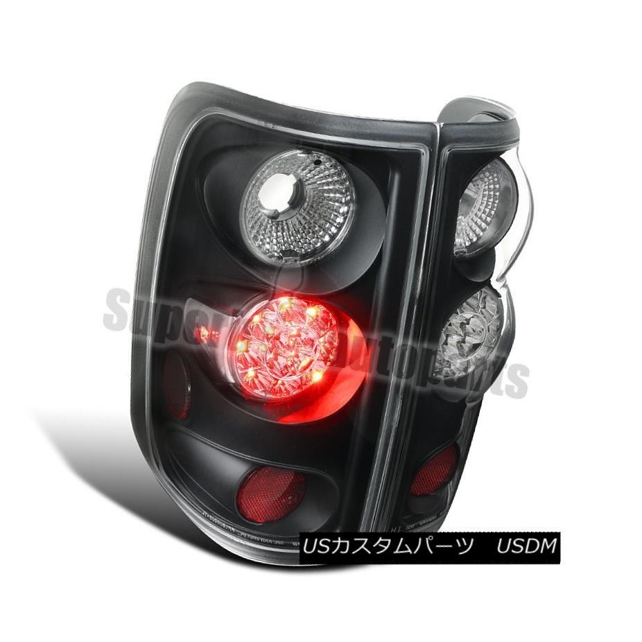 テールライト 2004-2008 Ford F150 Styleside Euro LED Tail Lights Rear Lamps Black Pair 2004-2008フォードF150 StylesideユーロLEDテールライトリアランプブラックペア 【並行輸入品】