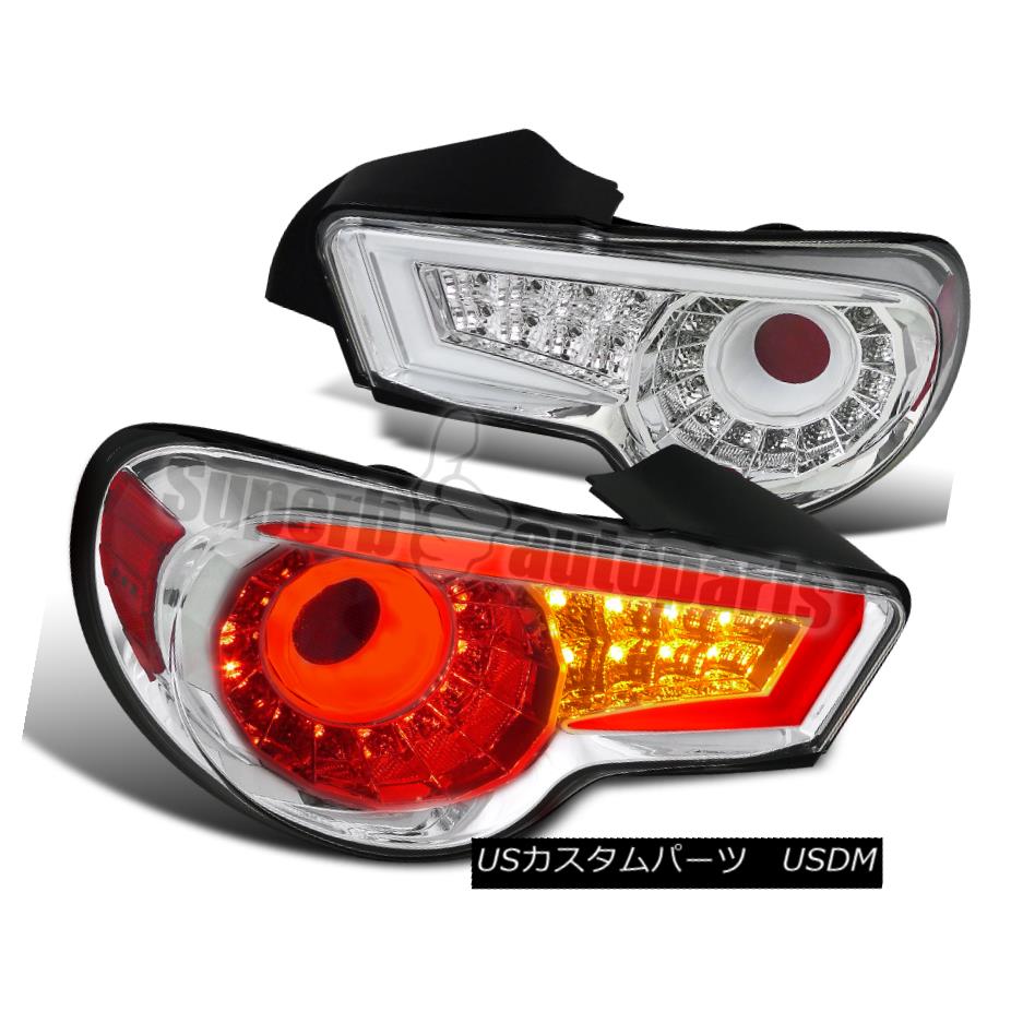 テールライト 2012-2016 FR-S 86 BRZ LED Tail Lights Brake Lamp Chrome 2012-2016 FR-S 86 BRZ LEDテールライトブレーキランプクローム 【並行輸入品】