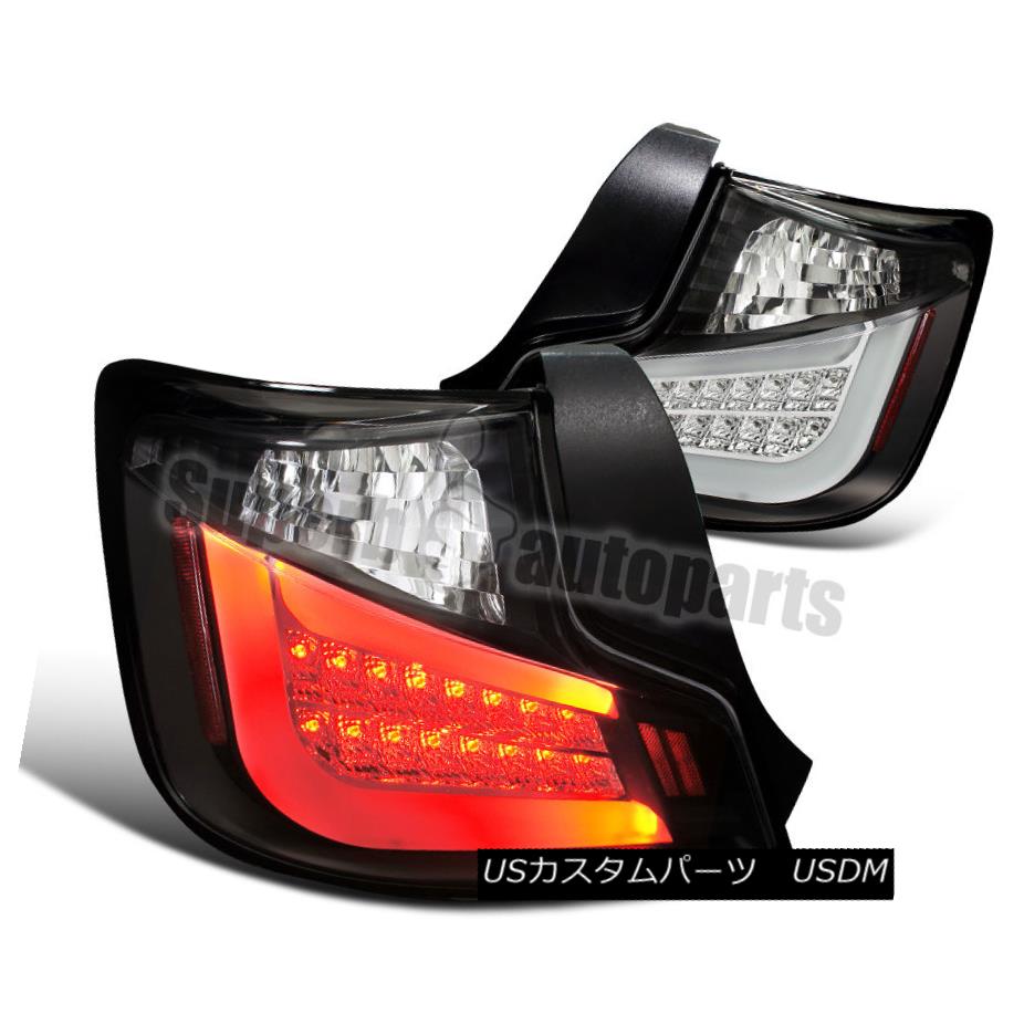 テールライト 2011-2013 Scion tC LED Tail Brake Lights Rear Stop Lamps Black 2011-2013シオンtC LEDテールブレーキライトリアストップランプブラック 【並行輸入品】