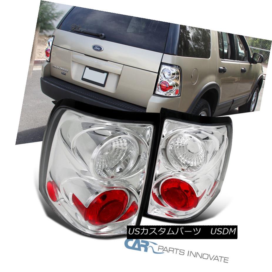 テールライト Ford 02-05 Explorer Replacement Clear 4Dr Parking Tail Lights Rear Brake Lamps フォード02-05エクスプローラー交換用クリア4Drパーキングテールライトリアブレーキランプ 【並行輸入品】