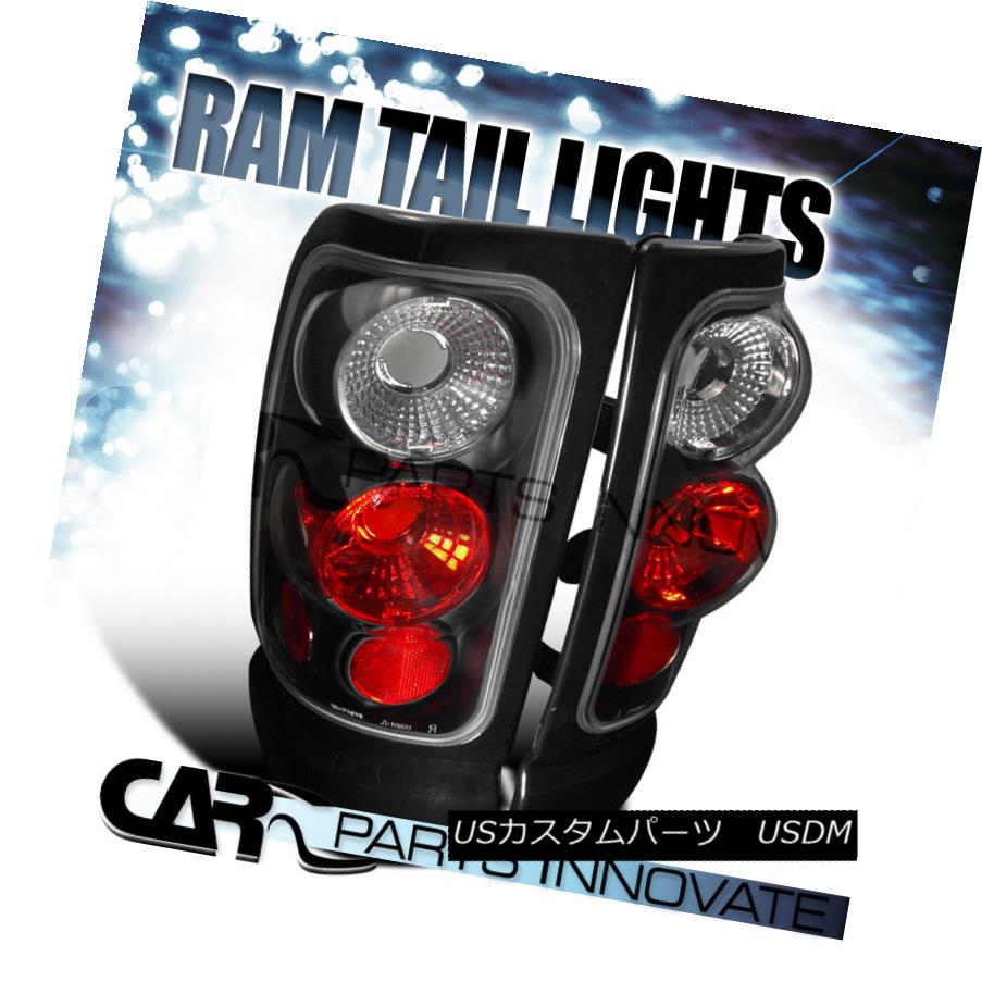 テールライト 94-01 Dodge Ram 1500 2500 3500 Pickup Altezza Black Tail Lights Rear Brake Lamps 94-01 Dodge Ram 1500 2500 3500ピックアップAltezzaブラックテールライトリアブレーキランプ 【並行輸入品】