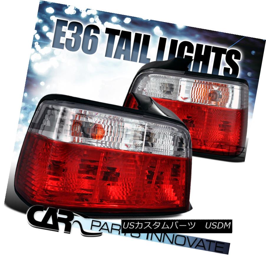 テールライト 1992-1998 BMW E36 318i 325i 328i M3 4Dr Red/Clear Lens Tail Lights Brake Lamp 1992-1998 BMW E36 318i 325i 328i M3 4Drレッド/クリアレンズテールライトブレーキランプ 【並行輸入品】