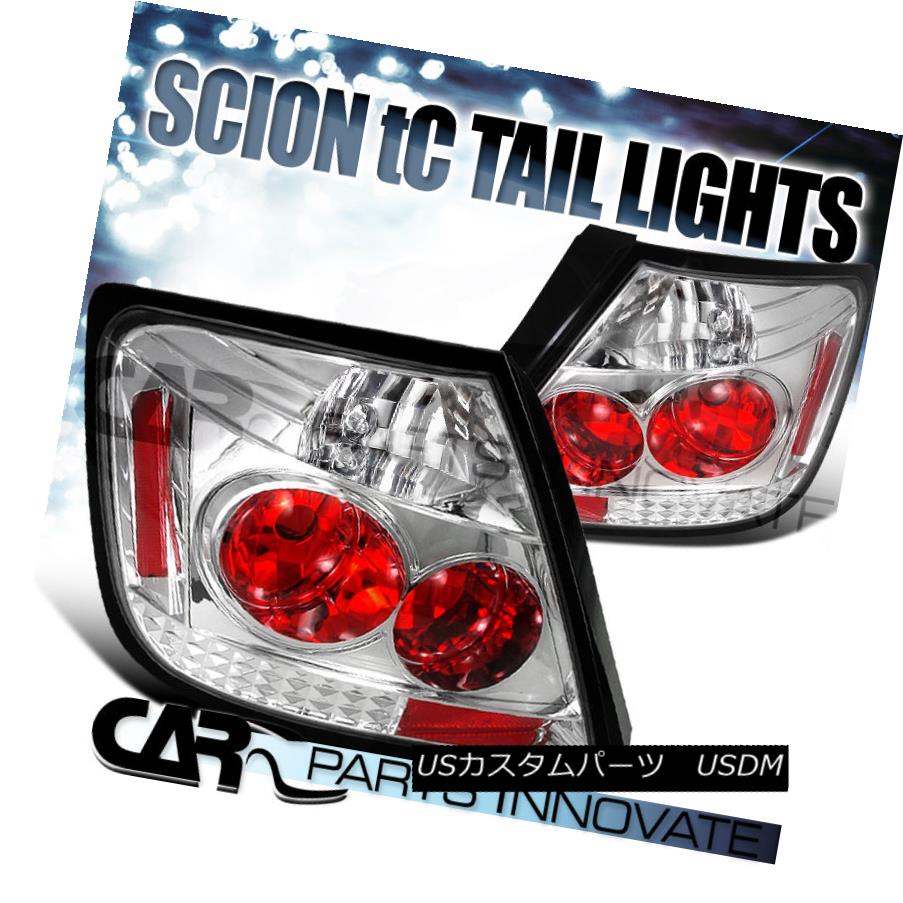 テールライト Scion 2004-2010 tC Tail Lights Brake Stop Rear Lamps Chrome Scion 2004-2010 tCテールライトブレーキストップリアライトクローム 【並行輸入品】