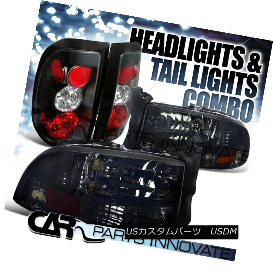 テールライト 1997-2004 Dodge Dakota Smoke Crystal Headlights+Black Altezza Tail Lamp 1997-2004ダッジダコタの煙クリスタルヘッドライト+ Bla ck Altezzaテールランプ 【並行輸入品】