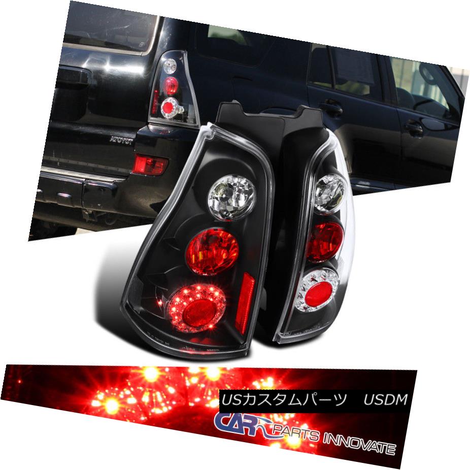 テールライト 03-05 Toyota 4Runner Black Clear LED Tail Lights Rear Brake Parking Lamps Pair 03-05トヨタ4RunnerブラッククリアLEDテールライトリアブレーキパーキングランプペア 【並行輸入品】