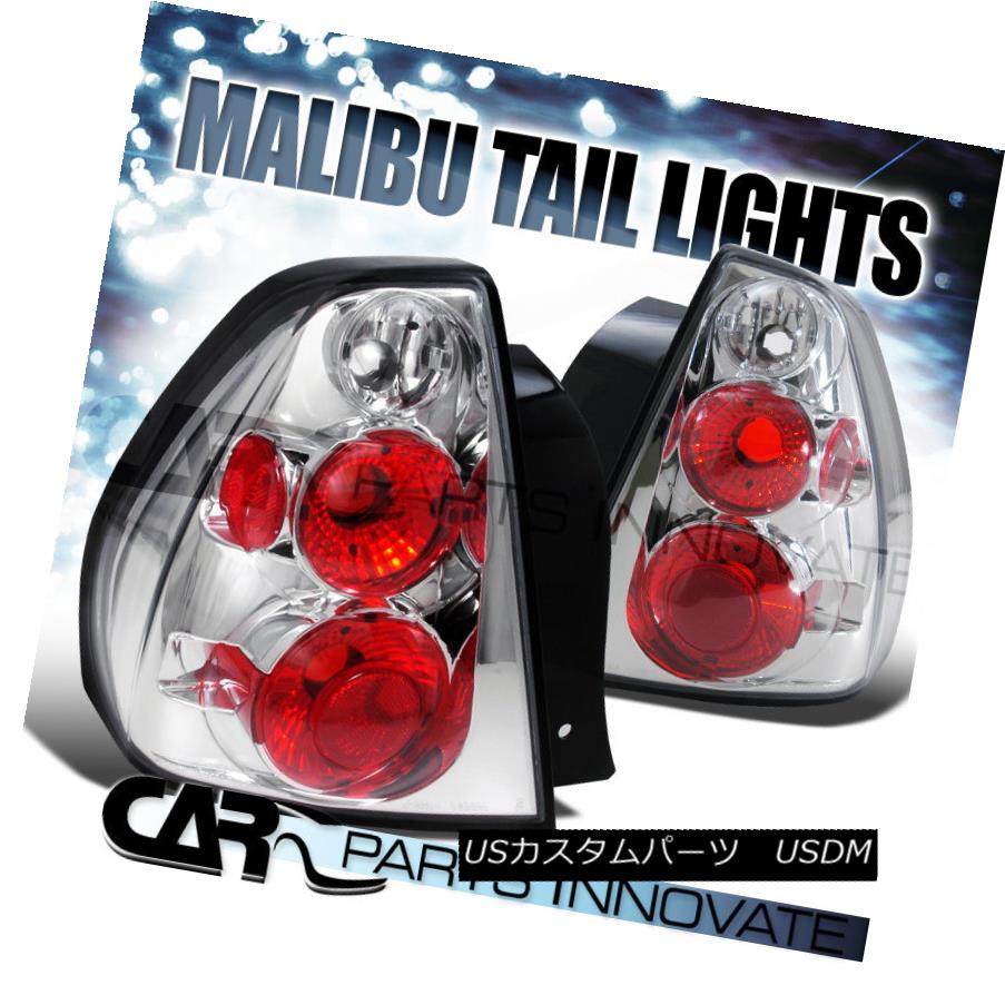 テールライト Chevy 04-07 Malibu Tail Lights Rear Brake Lamp Altezza Chrome Chevy 04-07 MalibuテールライトリアブレーキランプAltezza Chrome 【並行輸入品】