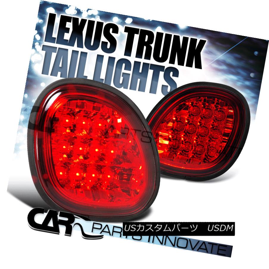 テールライト 98-05 Lexus GS300/400/430 Red Lens LED Rear Trunk Tail Light 98-05レクサスGS300 / 400/430レッドレンズLEDリアトランクテールライト 【並行輸入品】