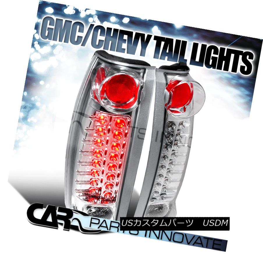 テールライト Chevy GMC C/K C10 Silverado Blazer Tahoe LED Tail Light Rear Lamp Altezza Chrome シボレーGMC C / K C10シルバラードブレザータホーLEDテールライトリアランプアルテッツァクローム 【並行輸入品】