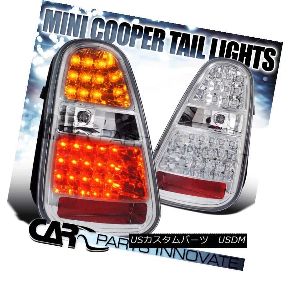 テールライト 2005-2006 Mini Cooper LED Chrome Tail Lights Rear Brake Lamp 2005-2006ミニクーパーLEDクロームテールライトリアブレーキランプ 【並行輸入品】
