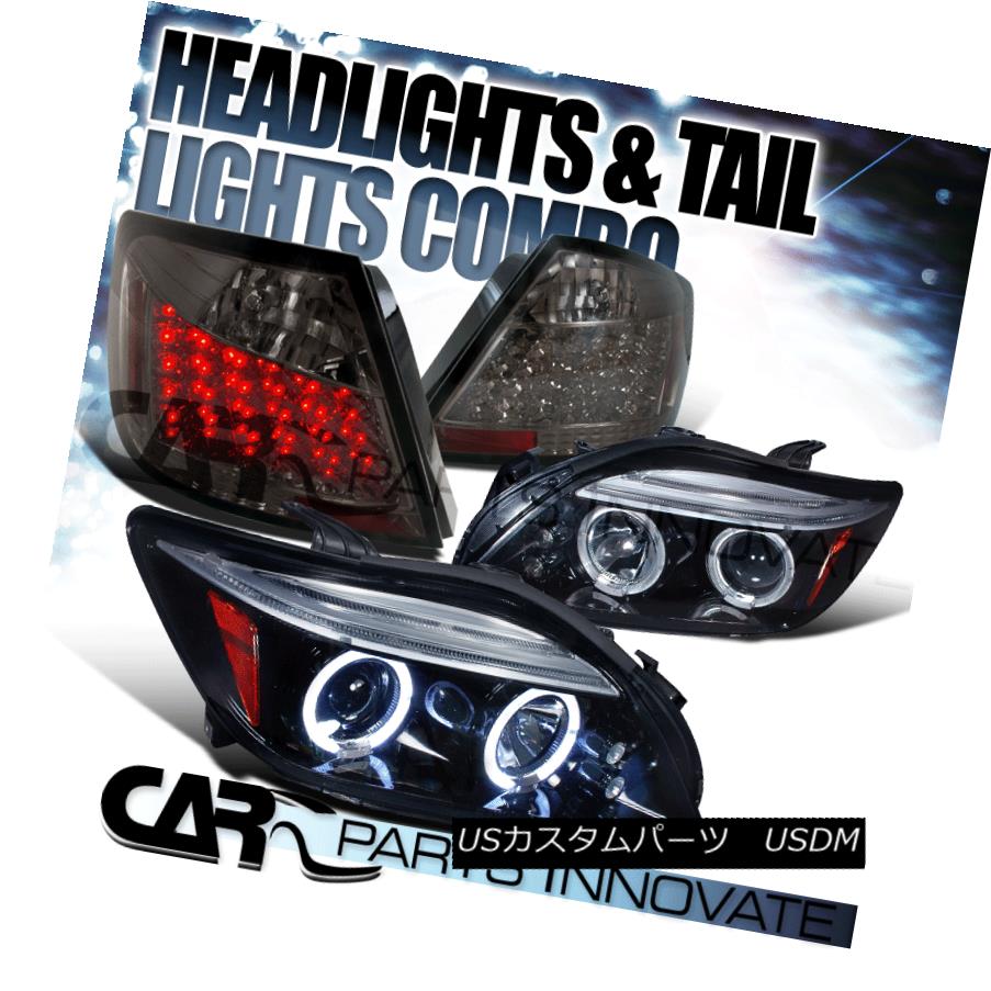 テールライト Glossy Black 05-10 Scion tC Halo LED Projector Headlights+Smoke Tail Lamp Glossy Black 05-10 Scion tC Halo LEDプロジェクターヘッドライト+ Smo keテールランプ 【並行輸入品】 59,334円