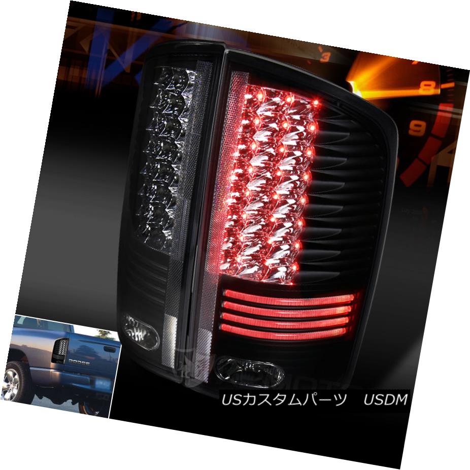 テールライト 2002-2006 Dodge Ram 1500 2500 3500 Pickup Black Clear LED Tail Lights 2002-2006 Dodge Ram 1500 2500 3500ピックアップブラッククリアLEDテールライト 【並行輸入品】