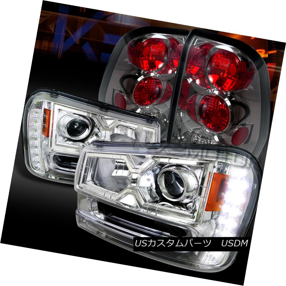 尾ぽライト 02 09 Trailblazer Chrome Smd Led Drl Projector Headlights Smoke Tail Lamps 02 09トレイルブレイザークロムsmd Led Drlプロジェクタヘッドライト スモーキー Keテール洋灯 Thebiggreenfest Com