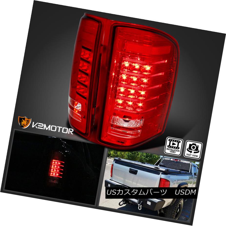 テールランプ 07 14 Chevy Silverado 1500 2500 3500 Truck Red Clear Led Tail Lights 07 14 Chevy Silverado 1500 2500 3500トラックレッドクリアledテールライト Pghintheround Com