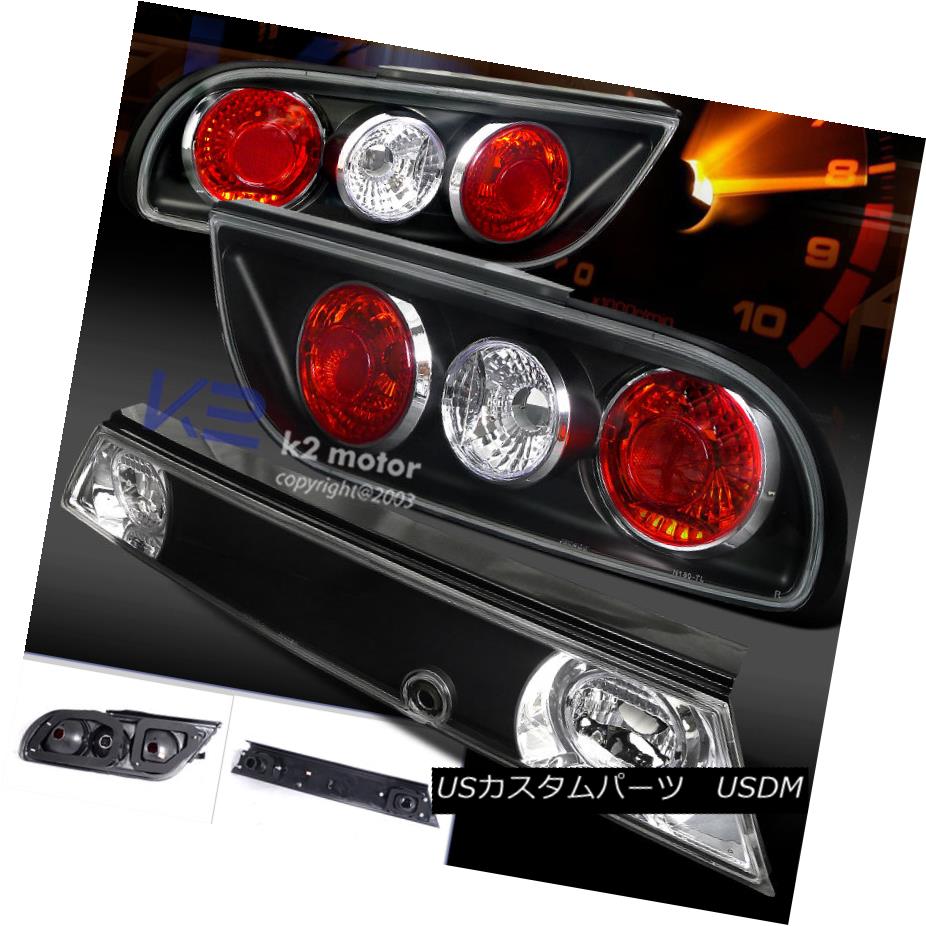 テールライト Jdm S13 Hatchback Black Rear Tail Brake Lights For 89-94 Nissan 240SX Jdm S13ハッチバックブラックリアテールブレーキライトfor 89-94 Nissan 240SX 【並行輸入品】