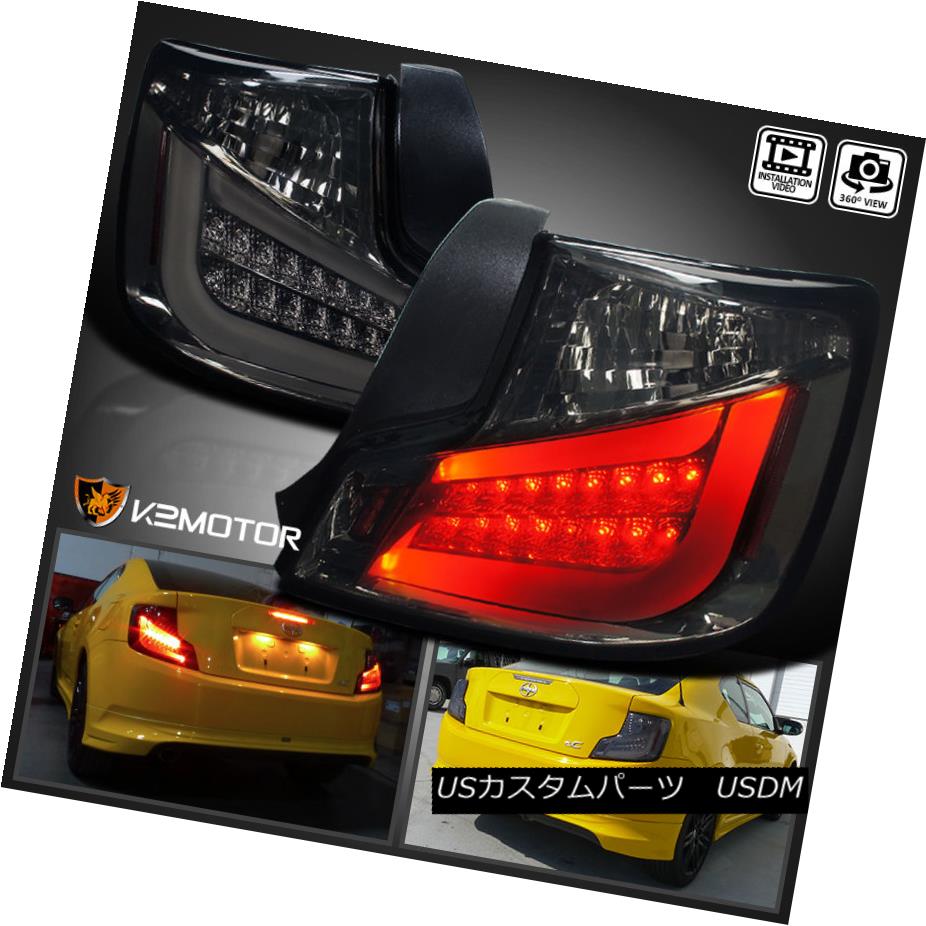 テールライト 2011-2013 Scion tC LED Tail Lights Smoke Lens Brake Lamps 2011-2013シオンtC LEDテールライトスモークレンズブレーキランプ 【並行輸入品】