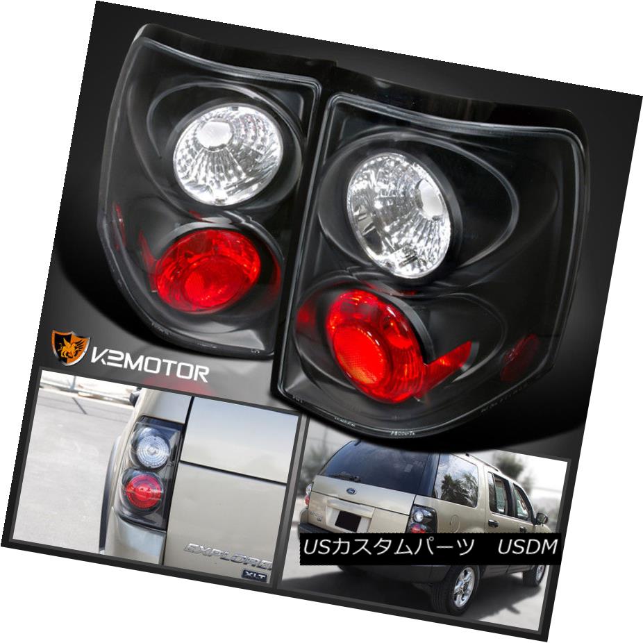 テールライト 2002-2005 Ford Explorer Tail Brake Lights Black Pair 2002-2005フォードエクスプローラテールブレーキライトブラックペア 【並行輸入品】