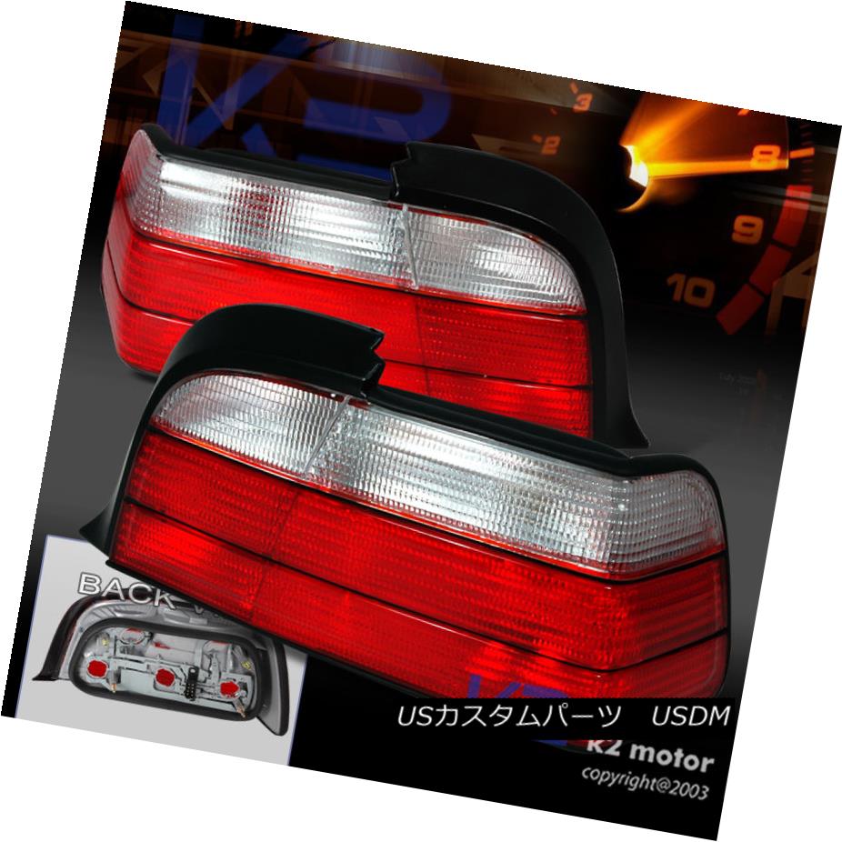 テールライト Depo 92-98 BMW E36 325I 328I M3 2Dr Tail Brake Lights Red/Clear デポ92-98 BMW E36 325I 328I M3 2Drテールブレーキライトレッド/クリア 【並行輸入品】