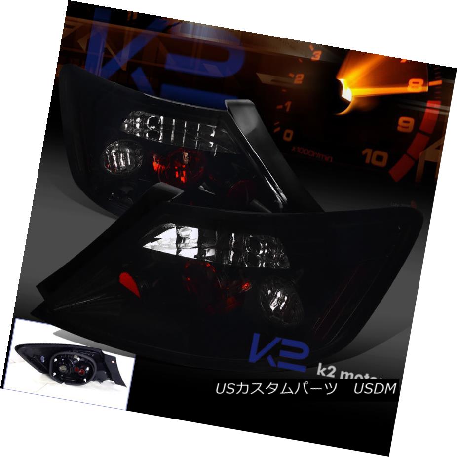 テールライト Glossy Black For 06-11 Civic Coupe 2Dr Tail Lights Smoke Lens Lamps グロスブラック06-11シビッククーペ2Drテールライトスモークレンズランプ 【並行輸入品】