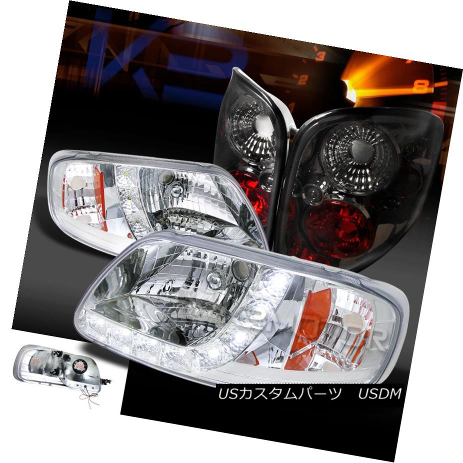 車用品 バイク用品 車用品 パーツ Keテールブレーキランプ車用品 バイク用品 ブレーキ テールランプ ライト ランプ ライト ランプ 魅了 テールライト Chrome 97 00 テールライト 97 00 Ford F150 Flareside Chrome Smd Led Drl Headlights Smoke Tail