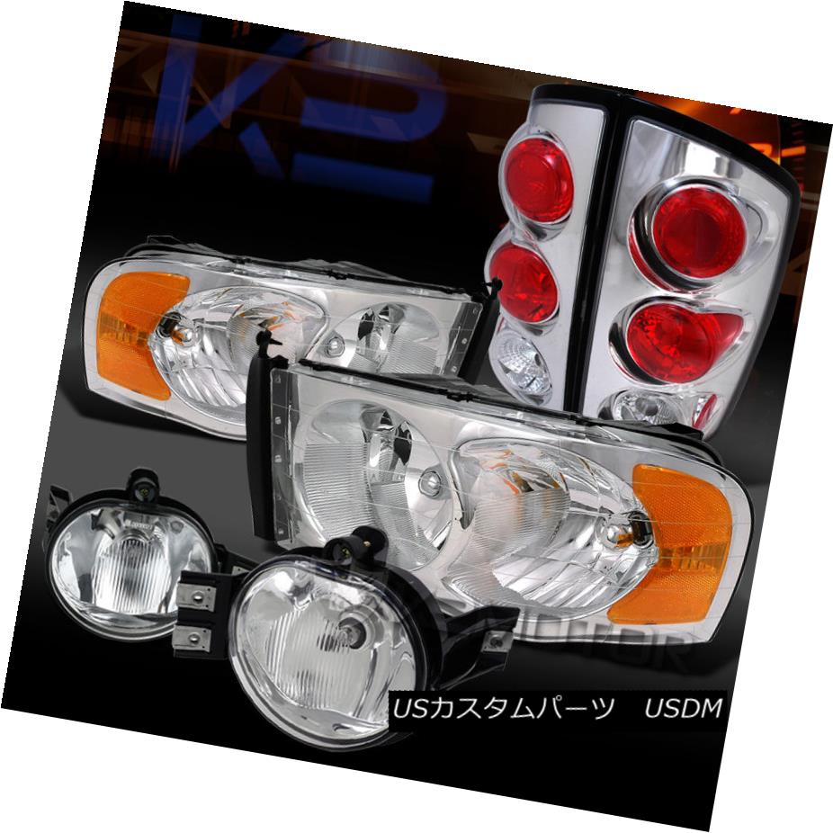 驚きの値段 Crystalヘッドライト テールライト クリアフォグランプ Chrome 3500 2500 1500 Ram 02 05 Lamp Fog Lights Clear Headlight Tail Crystal Chrome 3500 2500 1500 Ram 02 05 テール ライト Usdm 0034 1391 Bronze Qa
