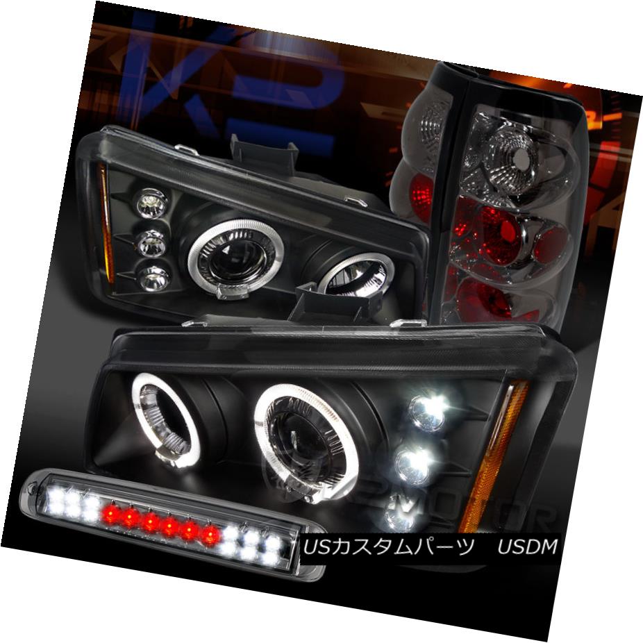 驚きの値段で テールライト 03 06 3ストップ テールランプ Led Ke Smo Haloプロジェクターヘッドライト Black Silverado 03 06 Lamps Stop Tail 3rd Led Headlights Smoke Projector Halo Black Silverado Usdm 0034 940 Qbdworks Com
