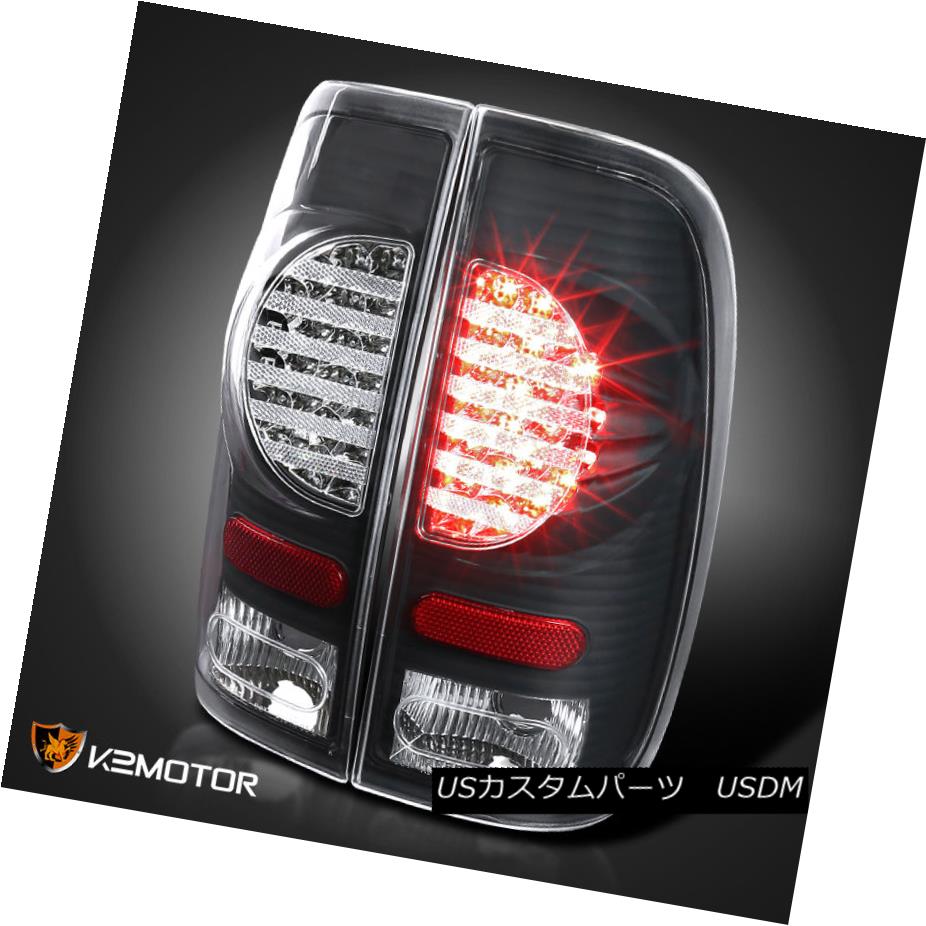 テールライト 97-03 Ford F150 99-07 F250 SuperDuty Styleside Black Rear Brake LED Tail Lights 97-03 Ford F150 99-07 F250 SuperDuty StylesideブラックリアブレーキLEDテールライト 【並行輸入品】