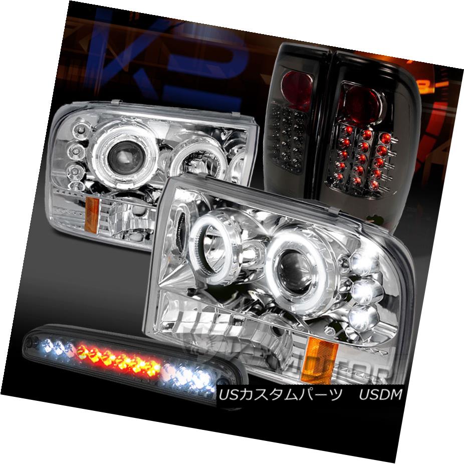 尻尾燭 99 04 F250 Sd Chrome Halo Projector Headlights Smoke Tail Led 3rd Brake Lamps 99 04 F250 Sdクロームハロープロジェクターヘッドライト 噴煙 Keテールled順序数3打切りランプ Cantineintrovigne Com