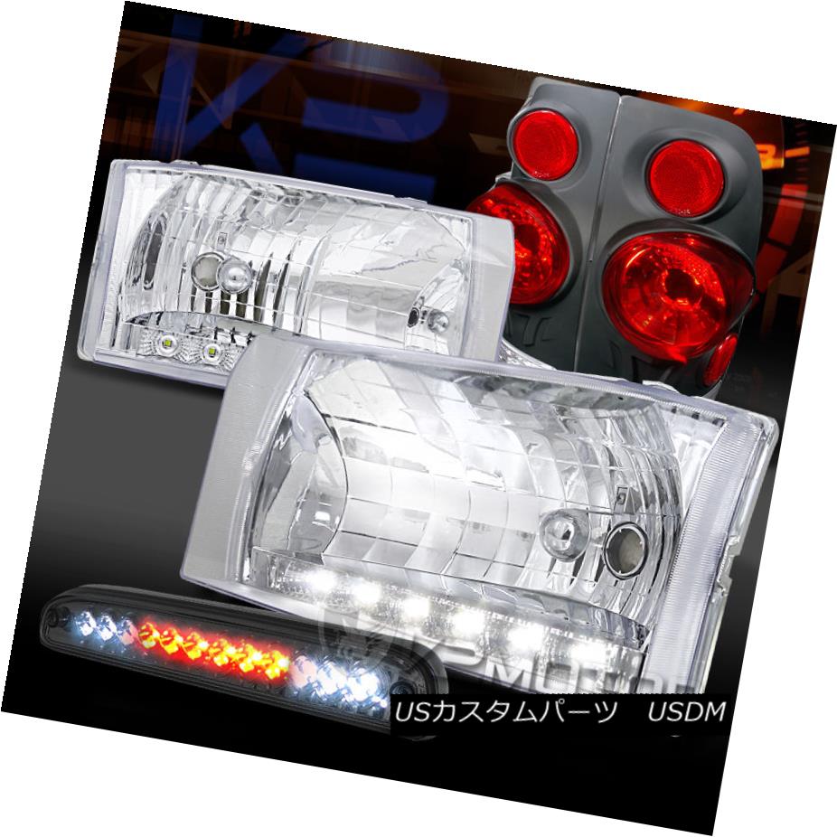 少し豊富な贈り物 ライト ランプ Lamp Smoke Tail Black Headlights 3d Drl Led Clear Sd F250 99 04 テールライト 3rd 3dブラックテールランプ スモーク3ブレーキ Drlヘッドライト Sdクリアled F250 99 04 Brake Zambettis Com