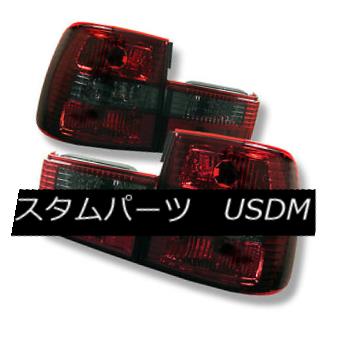 テールライト BMW 5-series 89-95 E34 Euro Style Red Smoke Rear Tail Lights Set Brake Lamp BMW 5シリーズ89-95 E34ユーロスタイルレッドスモークリアテールライトブレーキランプセット 【並行輸入品】