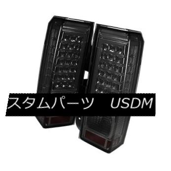 テールライト Hummer H3 06-09 Smoked LED Rear Tail Brake Lights Left & Right Side Hummer H3 06-09スモークLEDリアテールブレーキライト左& 右側 【並行輸入品】