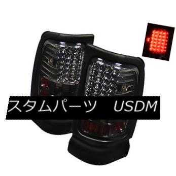 テールライト Dodge 94-01 Ram 1500/2500/3500 Smoked LED Tail Lights Brake Lamps Left & Right ドッジ94-01 RAM 1500/2500/3500スモークLEDテールライトブレーキランプ左＆amp; 右 【並行輸入品】