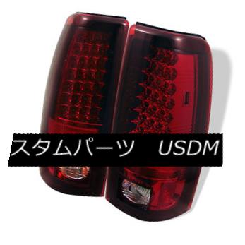 テールライト Chevy/GMC 99-02 Silverado/Sierra 1500/2500/3500 Red Clear LED Rear Tail Lights Chevy / GMC 99-02 Silverado / Sier ra 1500/2500/3500レッドクリアLEDリアテールライト 【並行輸入品】