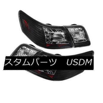 テールライト Toyota 07-09 Camry Black LED Rear Tail Lights Brake Lamp Set SE LE XLE CE Hybrid トヨタ07-09カムリブラックLEDリアテールライトブレーキランプセットSE LE XLE CEハイブリッド 【並行輸入品】