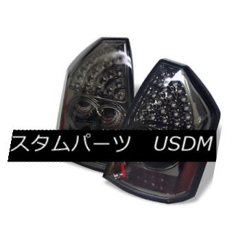 テールライト Chrysler 05-07 300 Smoke LED Rear Tail Light Set Brake Lamp Base Limited Touring クライスラー05-07 300スモークLEDリアテールライトセットブレーキランプベースリミテッドツーリング 【並行輸入品】