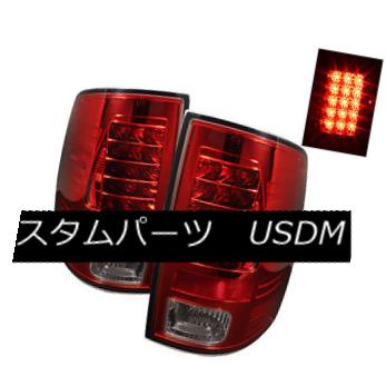 テールライト Dodge 09-16 Ram 1500/2500/3500 Red Smoke LED Rear Tail Lights Brake Lamp Set ドッジ09-16ラム1500/2500/3500赤い煙LED後部テールランプブレーキランプセット 【並行輸入品】