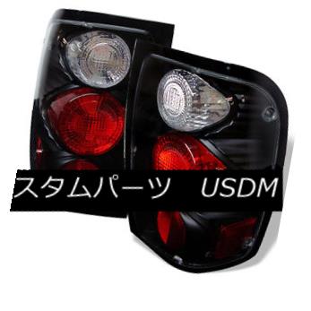テールライト Ford 98-00 Ranger Black Euro Style Rear Tail Lights Brake Lamp Set XLT XL EV フォード98-00レンジャーブラックユーロスタイルリアテールライトブレーキランプセットXLT XL EV 【並行輸入品】