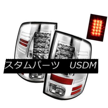 テールライト Dodge 09-16 Ram 1500/2500/3500 Chrome LED Rear Tail Lights Brake Lamp Set ドッジ09-16ラム1500/2500/3500クロームLEDリアテールライトブレーキランプセット 【並行輸入品】