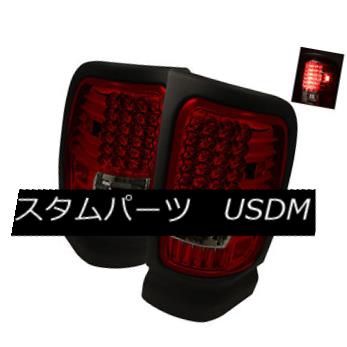 テールライト Dodge 94-01 Ram 1500/2500/3500 Red Smoked LED Tail Brake Lights Left & Right ドッジ94-01 RAM 1500/2500/3500レッドスモークLEDテールブレーキライト左＆amp; 右 【並行輸入品】