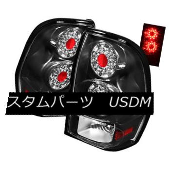 テールライト Chevy 02-09 TrailBlazer Black Tail Lights Brake Lamps Left & Right Set Chevy 02-09 TrailBlazerブラックテールライトブレーキランプLeft＆amp; 右セット 【並行輸入品】