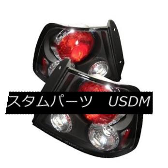 テールライト Fit Hyundai 00-02 Accent Black Euro Style Rear Tail Lights Lamp Hatchback GS L フィット現代00-02アクセントブラックユーロスタイルリアテールライトランプハッチバックGS L 【並行輸入品】