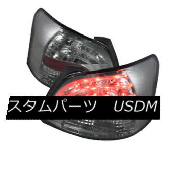 テールライト Toyota 07-11 Yaris 4Dr Sedan Smoke LED Rear Tail Brake Lights Set S Core Premium トヨタ07-11ヤリス4DrセダンスモークLEDリアテールブレーキライトセットSコアプレミアム 【並行輸入品】