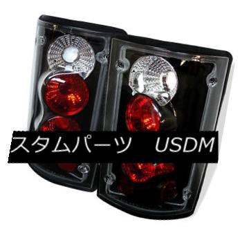 テールライト Ford 00-06 Excursion 95-06 Econoline Black Euro Style Rear Tail Brake Lights フォード00-06エクスカーション95-06 Econolineブラックユーロスタイルリアテールブレーキライト 【並行輸入品】