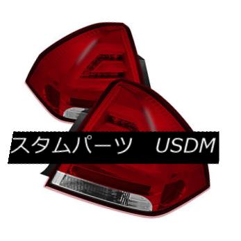 テールライト Chevy 06-13 Impala Red Clear LED Neon Tube Tail Brake Lights LS LT LTZ SS Chevy 06-13インパラレッドクリアLEDネオンチューブテールブレーキライトLS LT LTZ SS 【並行輸入品】