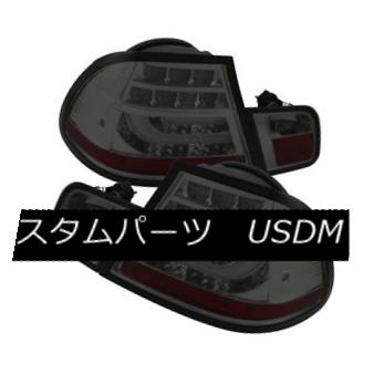 テールライト BMW 3-series 04-06 E46 2Dr Coupe Smoke LED Rear Tail Lights Set Strip Style Lamp BMW 3シリーズ04-06 E46 2DrクーペスモークLEDリアテールライトセットストリップスタイルランプ 【並行輸入品】