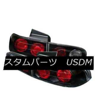テールライト Acura 94-01 Integra 4dr Sedan Euro Style Black Rear Tail Lights Brake Lamp アキュラ94-01インテグラ4drセダンユーロスタイルブラックリアテールライトブレーキランプ 【並行輸入品】