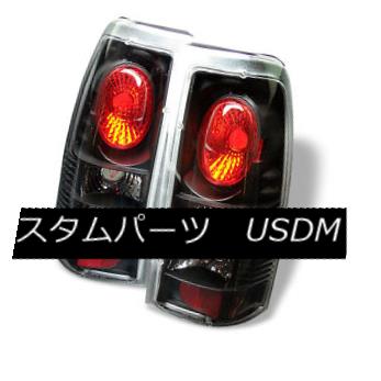 テールライト Chevy/GMC 99-02 Silverado/Sierra 1500/2500/3500 Black Rear Tail Light Lamp Set Chevy / GMC 99-02 Silverado / Sier ra 1500/2500/3500ブラックリアテールライトランプセット 【並行輸入品】