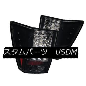 テールライト Jeep 05-06 Grand Cherokee Black LED Rear Tail Lights Brake Lamp Set ジープ05-06グランドチェロキーブラックLEDリアテールライトブレーキランプセット 【並行輸入品】
