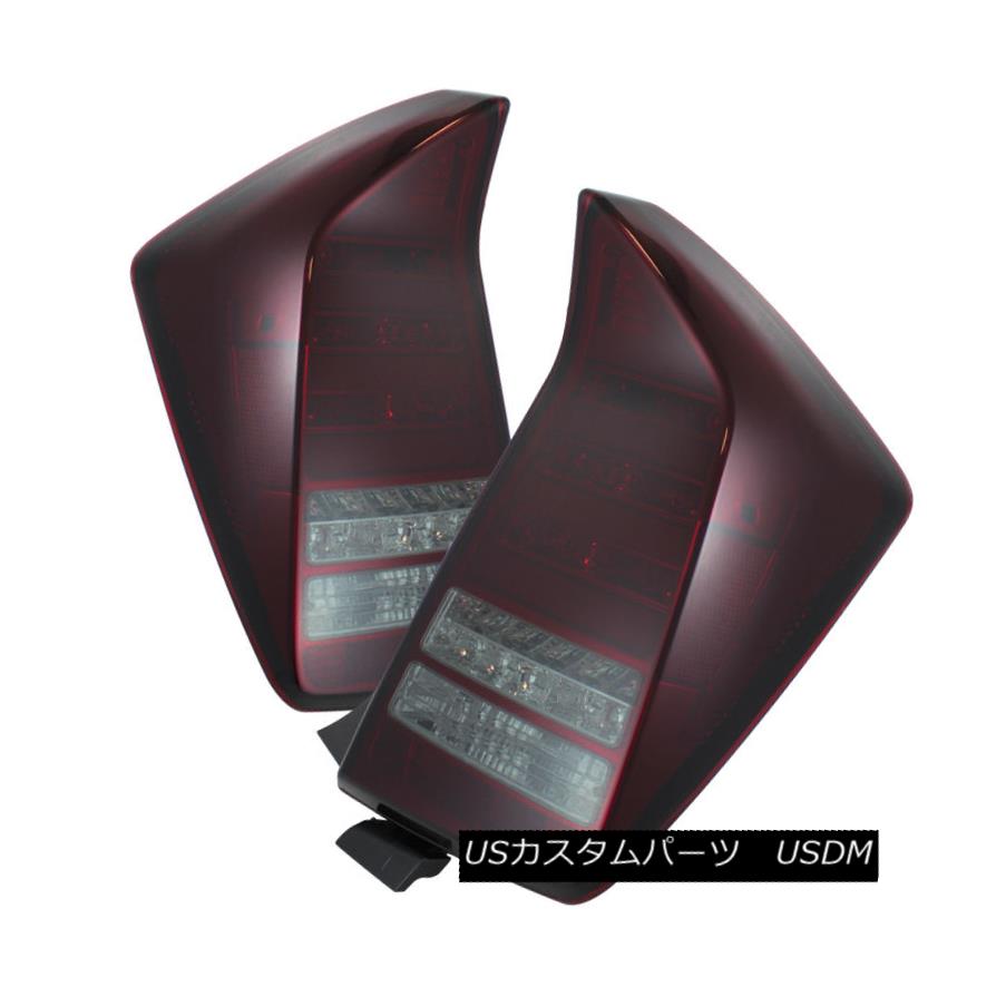 テールライト Toyota 10-11 Prius Red Smoke LED Tube Style Rear Tail Brake Lights Base Premium トヨタ10-11プリウスレッド煙LEDチューブスタイルリアテールブレーキライトベースプレミアム 【並行輸入品】